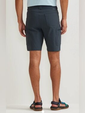 EDDIE BAUER - Men's Dark Gray Cargo Shorts - Breathable Utility